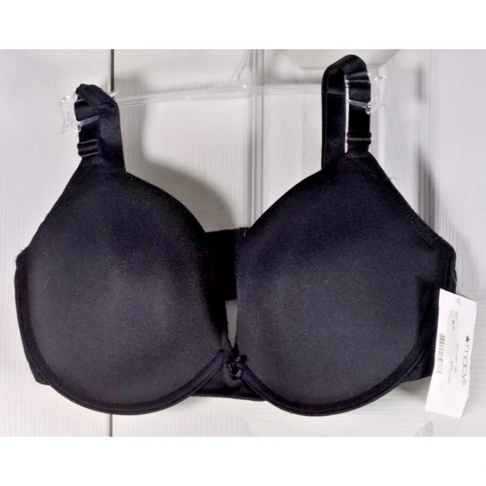 Maidenform Self Expressions Underwire Push Up T-Shirt Bra Size 40D Black SE5757